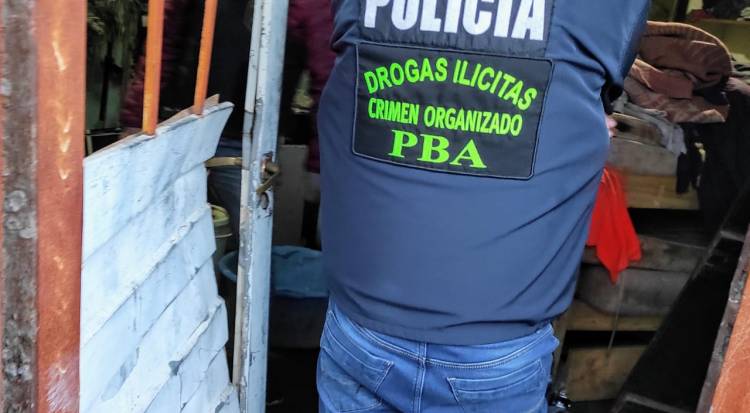 Drogas ilícitas delegación Bahía Blanca