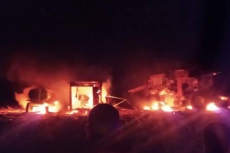 Fallecen dos trabajadores rurales en un incendio desatado en un campo de la zona de Mira Mar
