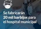 Se fabricarán 20 mil barbijos para el Hospital Municipal