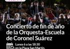 Concierto de fin de año de la Orquesta-Escuela de Coronel Suárez