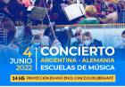 Las Orquestas Escuelas de Coronel Suárez y Schwabach brindarán un espectacular concierto