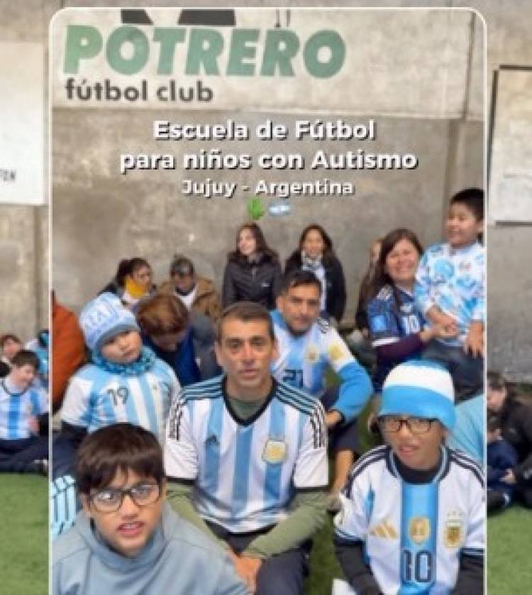 El verdadero mundial de la inclusión: la escuela jujeña de fútbol para chicos con autismo que hace historia