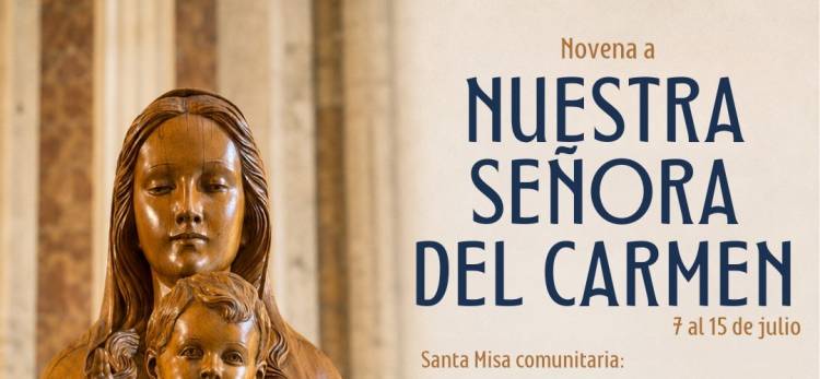 La Parroquia Nuestra Señora del Carmen invita a participar de la Novena en honor a su Patrona