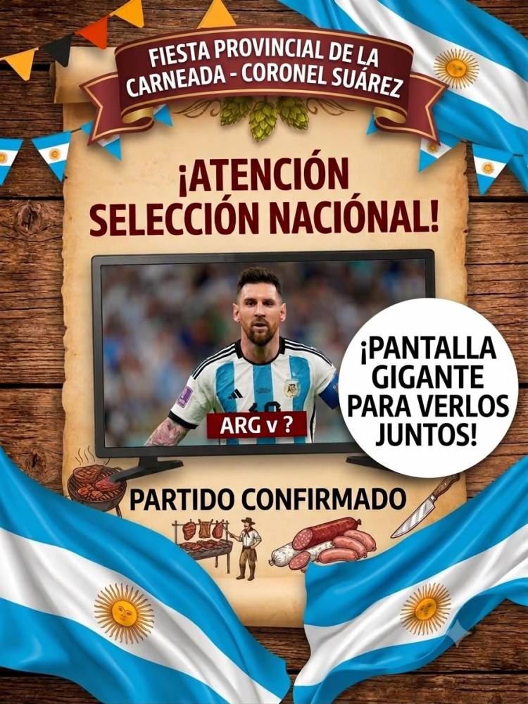 ¡La Selección se vive en la Fiesta Provincial de la Carneada! 