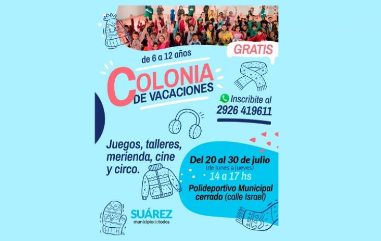 ¡Estas vacaciones de invierno la diversión está en Suárez! 
