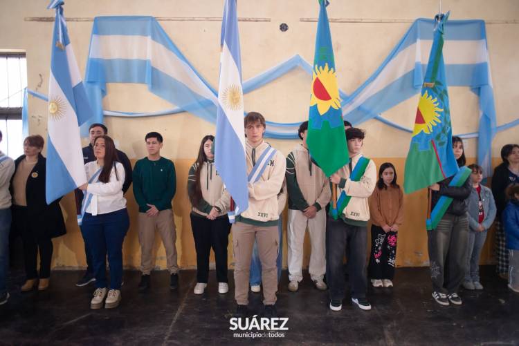 Huanguelén celebró el 9 de Julio reafirmando los valores de libertad y unidad