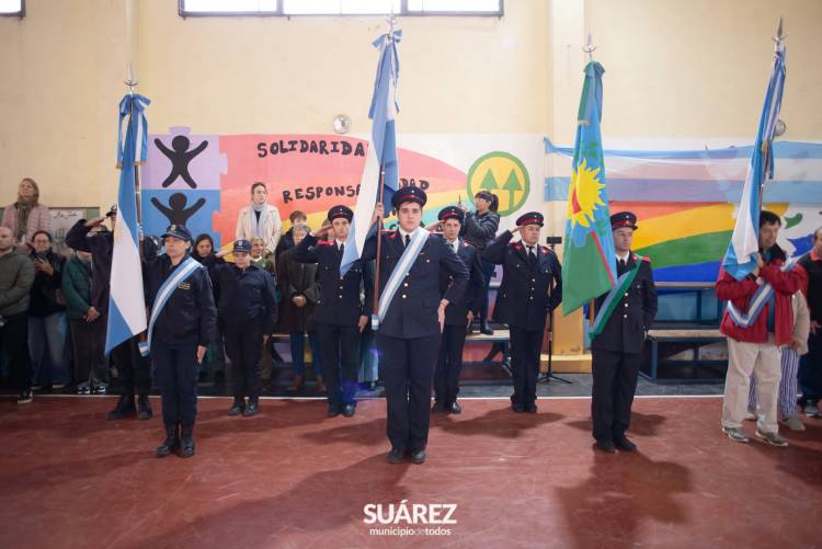 Huanguelén celebró el 9 de Julio reafirmando los valores de libertad y unidad