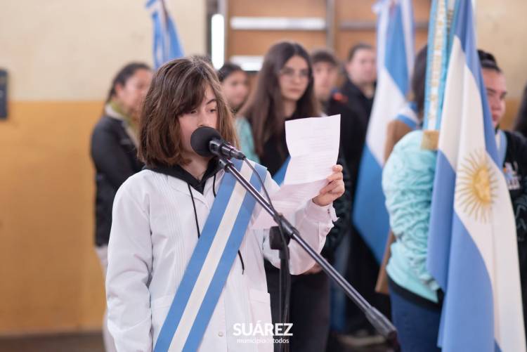 Huanguelén celebró el 9 de Julio reafirmando los valores de libertad y unidad
