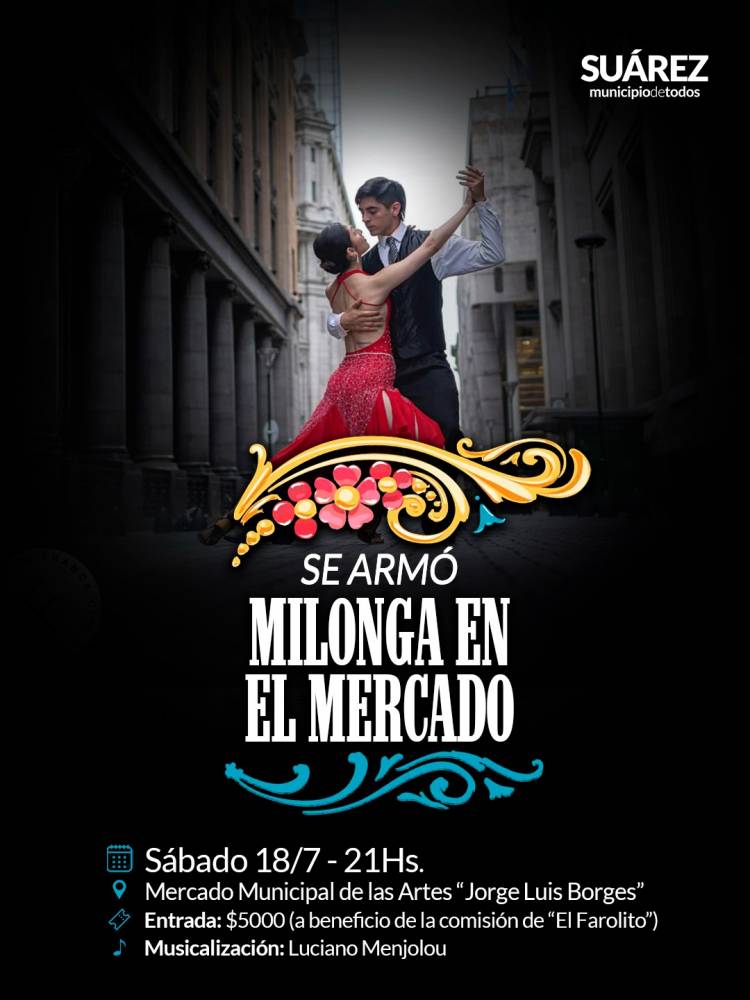 ¡La Milonga vuelve al Mercado de las Artes! 