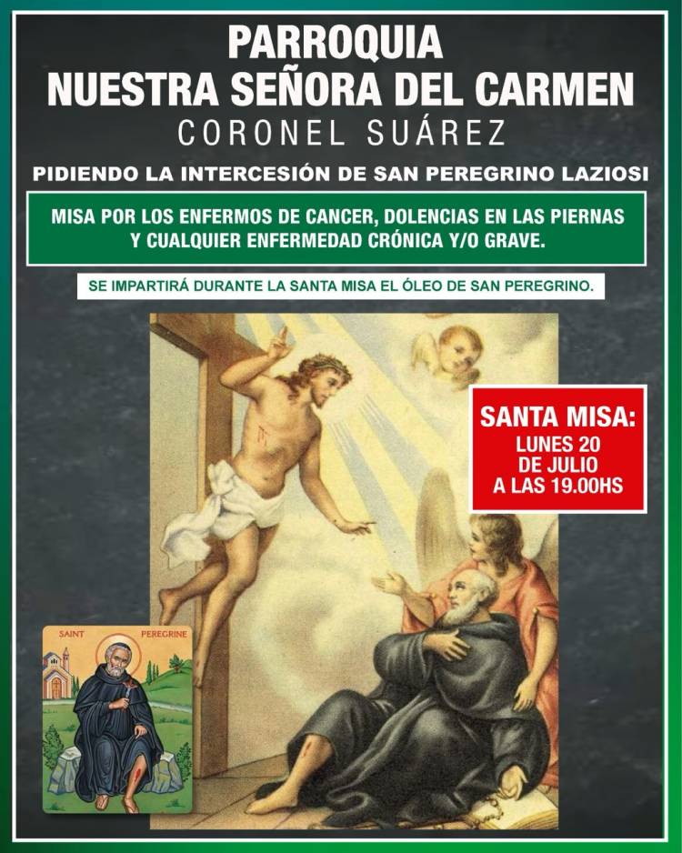Misa de San Peregrino por la Salud y los Enfermos