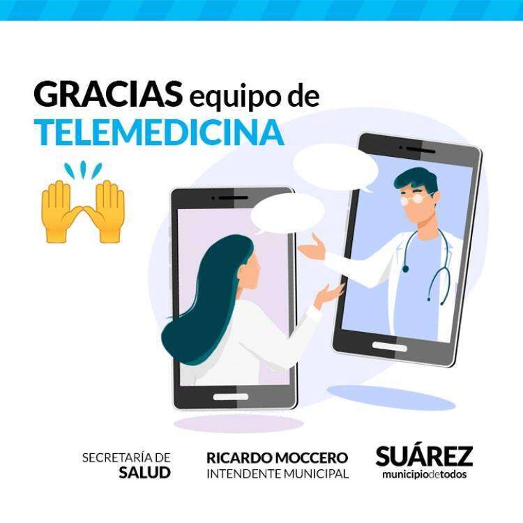 ¡GRACIAS al equipo de TELEMEDICINA!