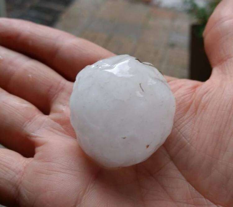 Tremenda granizada en Pigüé