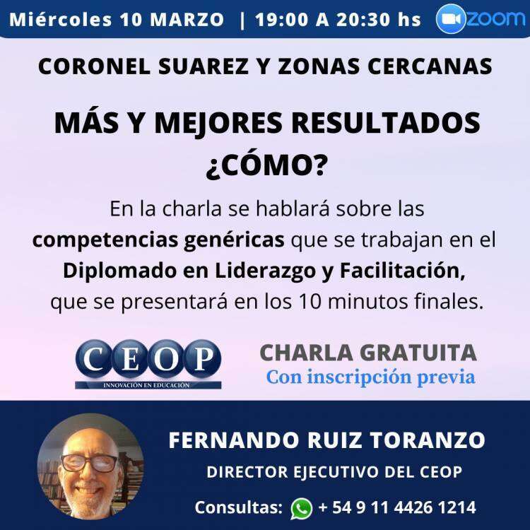 Charla - ¿Más y mejores resultados? ¿Cómo?