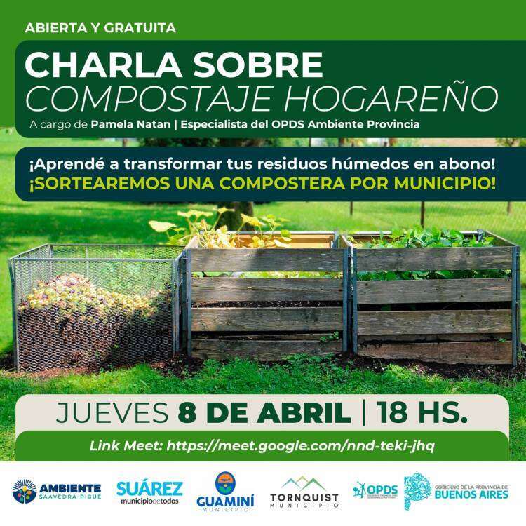 Charla sobre compostaje con especialista del OPDS Provincia