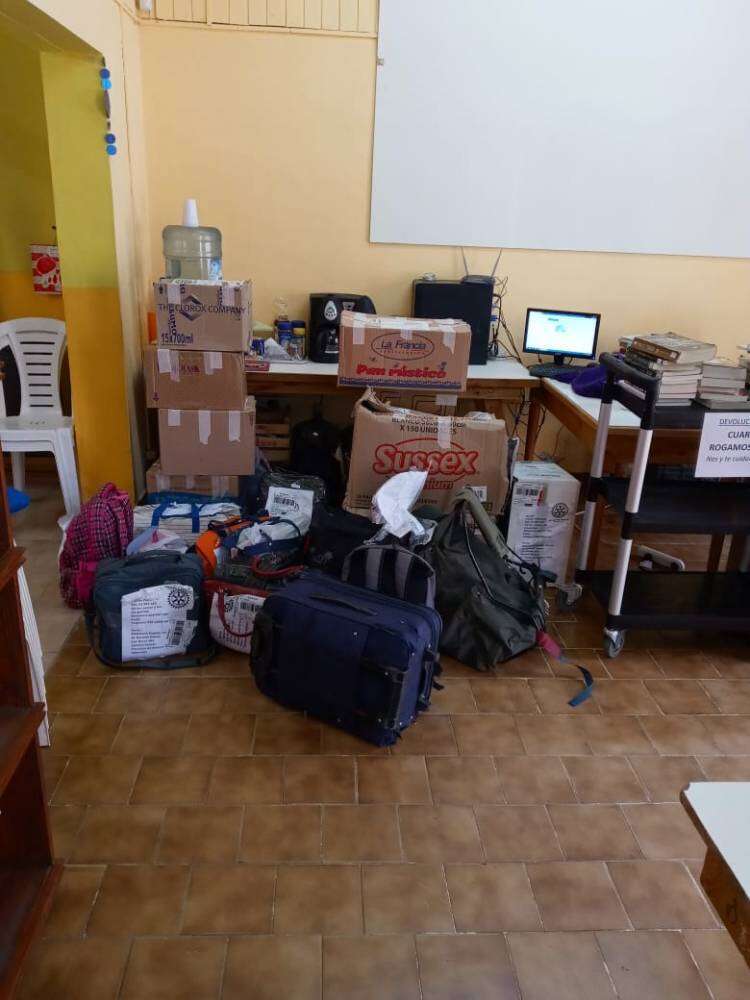Ya llegó a destino el material enviado a la Red de Bibliotecas de la zona afectadas por los incendios