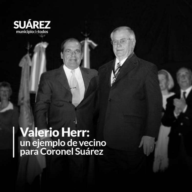 Valerio Herr: un ejemplo de vecino para Coronel Suárez