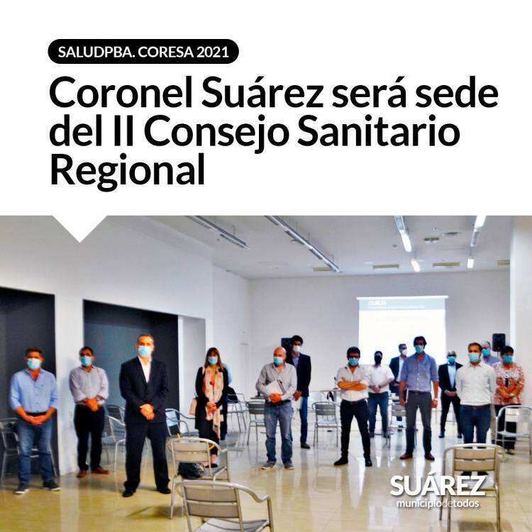 Coronel Suárez será sede del II Consejo Sanitario Regional