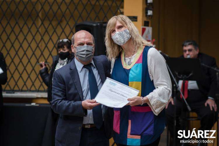 Toda la comunidad fue protagonista de la distinción del "Ciudadano Destacado 2021" de Coronel Suárez" 