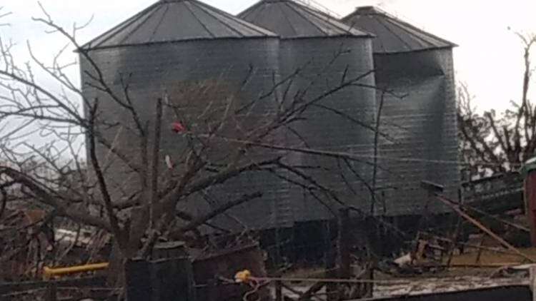 Grandes ráfagas de viento y granizadas afectaron la zona productiva de saladillo