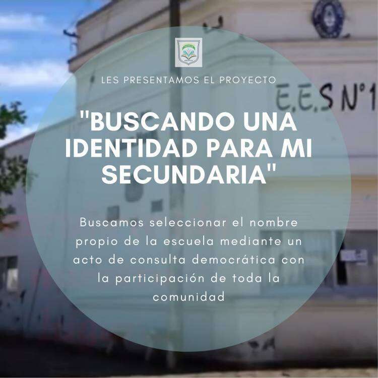 Proyecto de la Escuela Nº 11 de Pasman:  "Buscando Identidad para mi Secundaria"