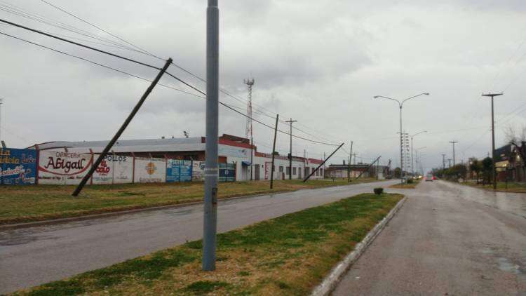 Pasó la tormenta, pero siguen los daños: el trabajo que se realiza desde el Municipio