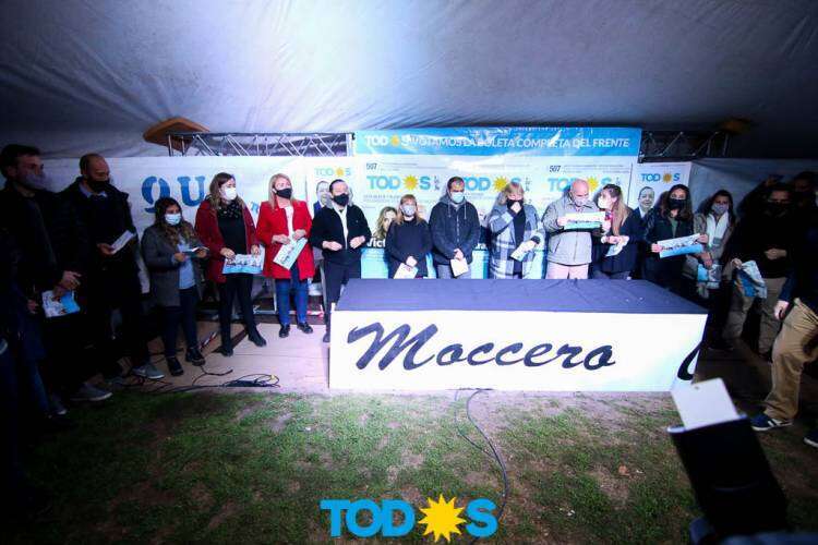 Carbini: “Esta boleta representa la gestión de Ricardo Moccero, por eso el domingo, boleta completa para seguir creciendo”