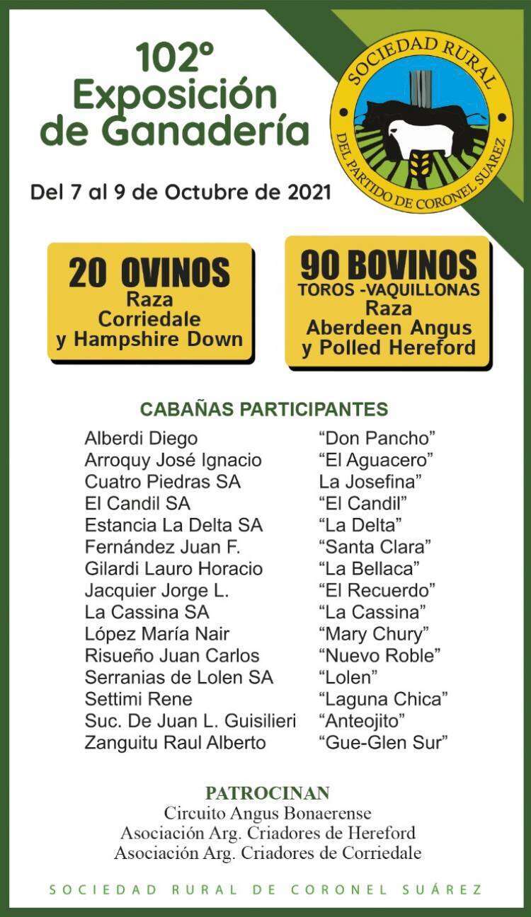 Exposición Rural de Coronel Suárez: “Invito sobre todo a los productores, hay que estar en la jura para realmente tomar las decisiones con conciencia”, dijo Horacio Durañona