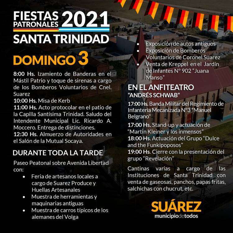 Fiestas Kerb de Santa Trinidad: “habrá un paseo de muestras con artesanos, bomberos, autos antiguos y herramientas”, afirmó Guillermo Appelhanz