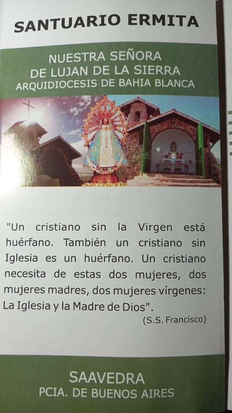 Peregrinación a La Ermita de Saavedra: es presencial y se realiza durante 3 días