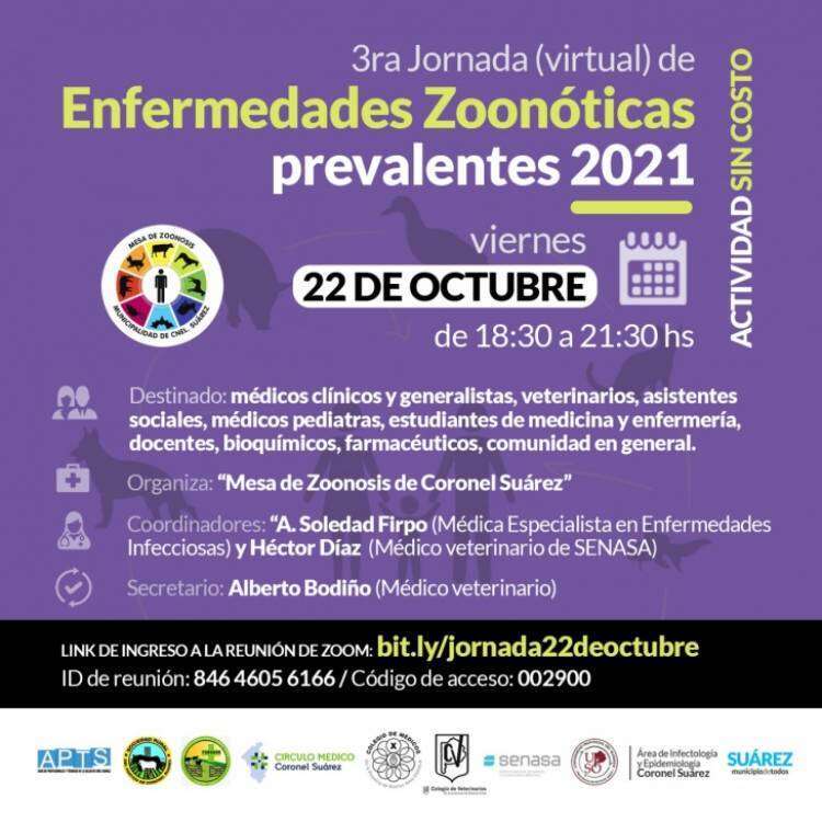 Tercera Jornada Virtual de Enfermedades Zoonóticas prevalentes 2021