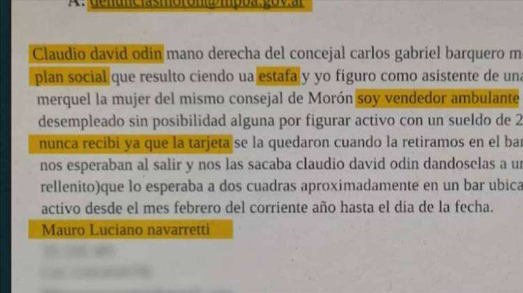 Denunciaron a la pigüense Marisol Merquel por estafar a vecinos de Morón