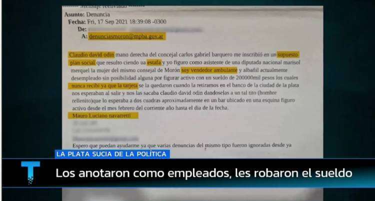 Denunciaron a la pigüense Marisol Merquel por estafar a vecinos de Morón