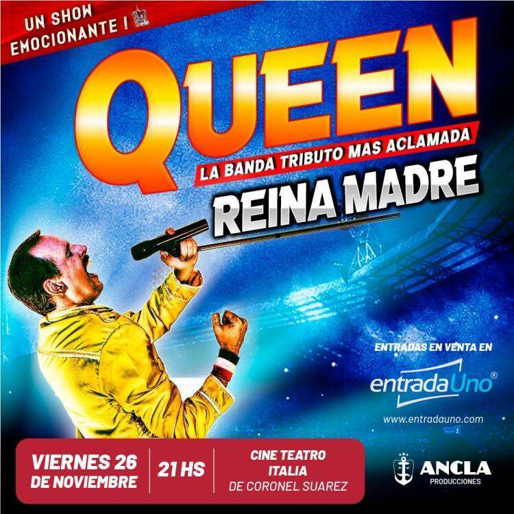 Tributo a Queen en el Cine Teatro Italia