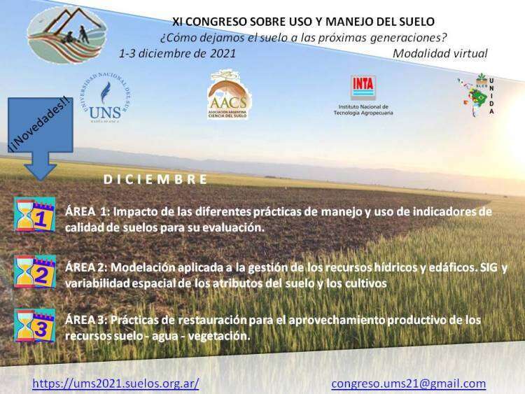 XI Congreso sobre uso y manejo de suelo