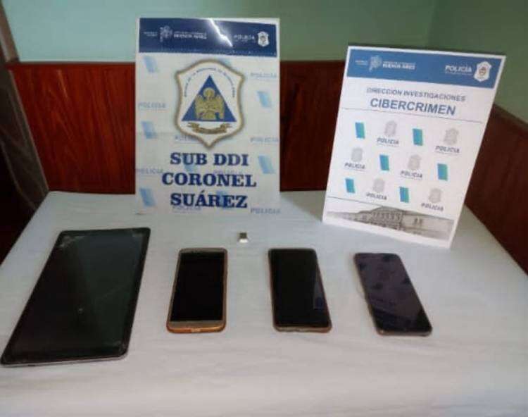 La Policía secuestró diversos dispositivos electrónicos con material de explotación infantil
