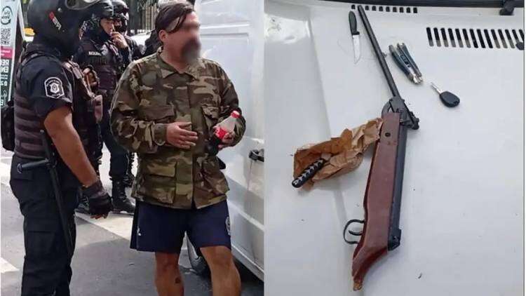 Viajó de Neuquén a La Plata con un rifle y dijo que iba a matar a Cristina Kirchner