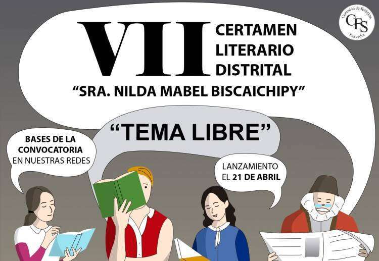 VII CERTAMEN LITERARIO DISTRITAL SRA. NILDA MABEL BISCAICHIPY  “TEMA LIBRE”