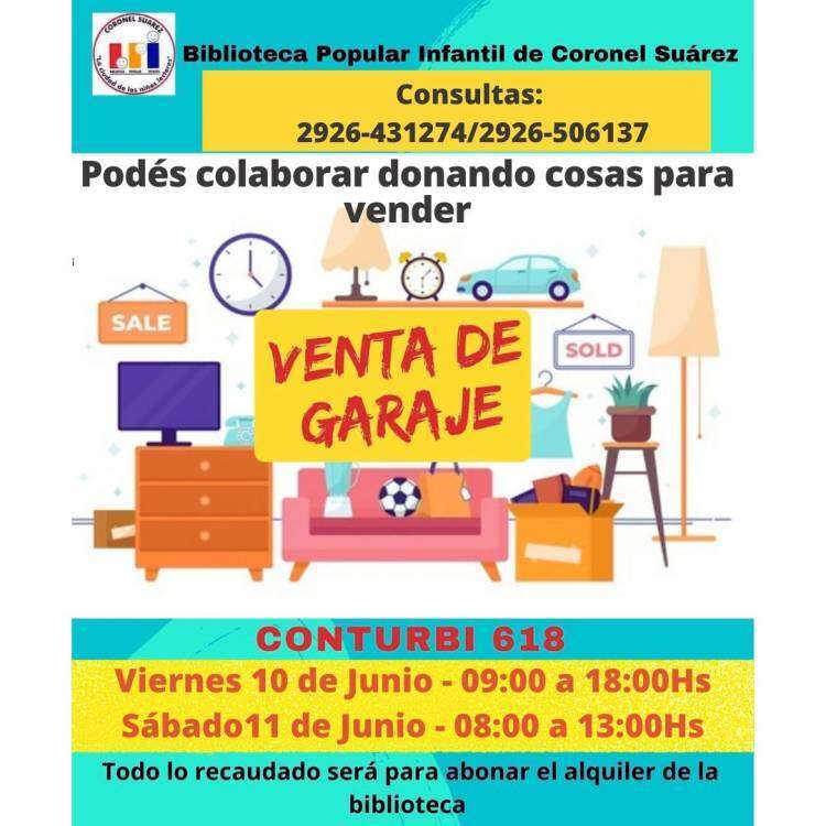 Venta de garage - Biblioteca Popular Infantil