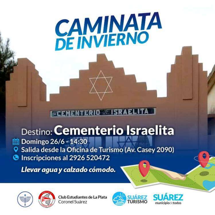 Caminata de invierno con destino al cementerio Israelita de nuestra ciudad