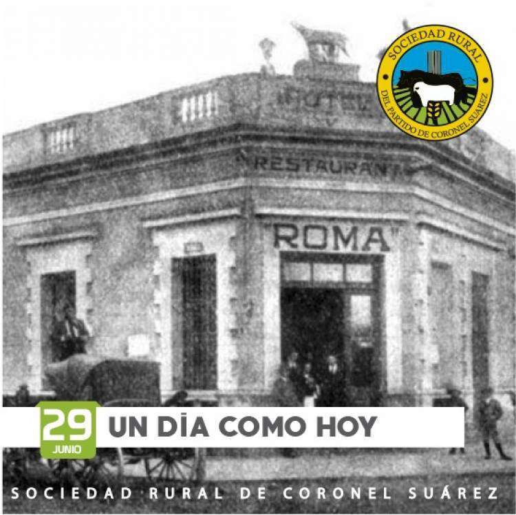 103 AÑOS DE LA SOCIEDAD RURAL DEL PARTIDO DE CORONEL SUAREZ