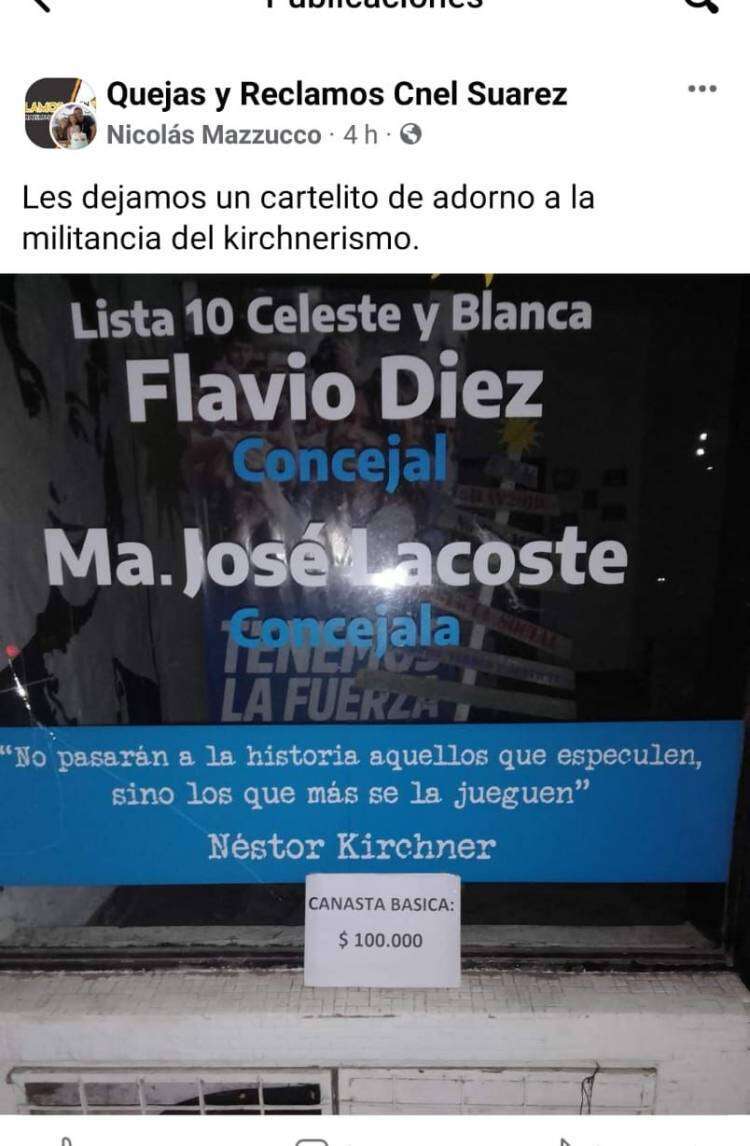 Repudio y llamado a la reflexión.  Lo que nos deja el #9J en Coronel Suárez.