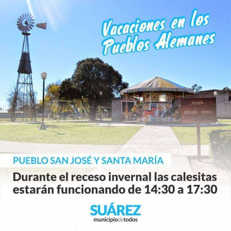 Pueblo San José y Santa Maria - Información para los más chiquitos de la casa y sus familias 