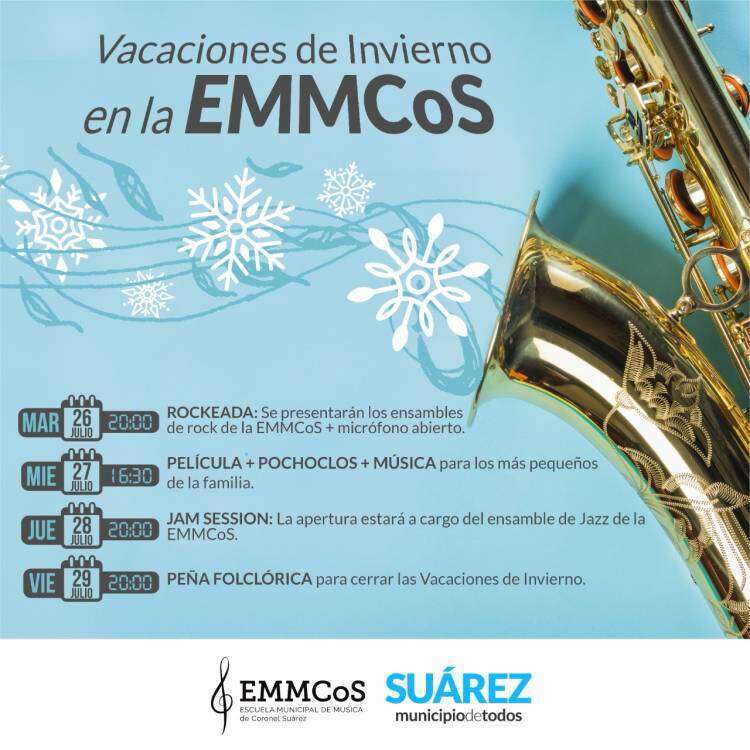 La EMMCoS vuelve a sorprender a la comunidad con sus propuestas para esta última semana de vacaciones de invierno
