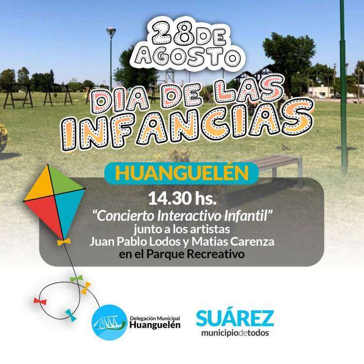 Huanguelén: la fiesta por el día de las Infancias será el domingo 28