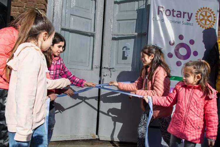 Se inauguró la Biblioteca Popular La Colina
