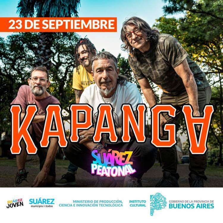 Se viene #SuárezPeatonal especial "Día de la Primavera” con Kapanga y talentosos artistas locales