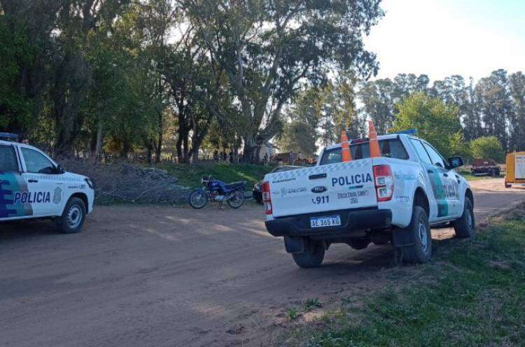 Frustran robo en un campo del distrito de Guaminí: los delincuentes se dieron a la fuga