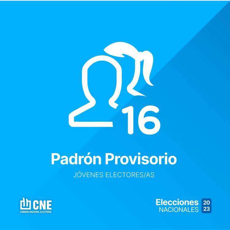Atención jóvenes que votan por primera vez en el 2023: se habilitó el padrón provisorio