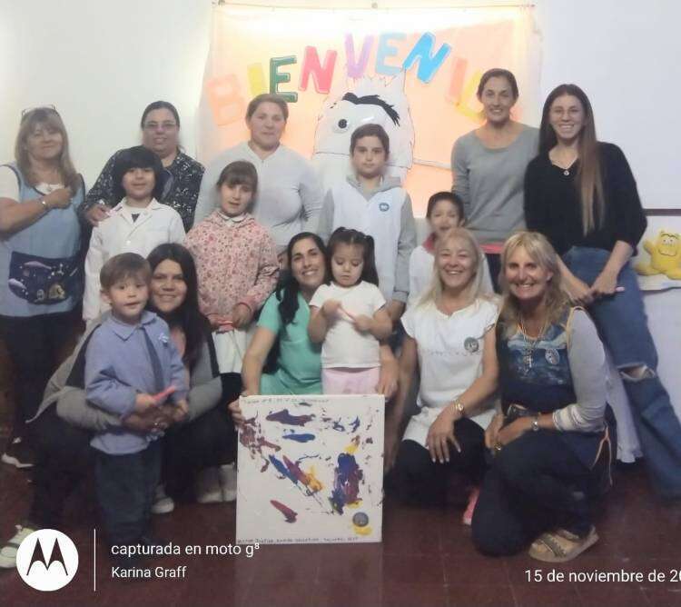 Encuentro en escuelas de D'Orbigny a cargo de la odontóloga Magalí Burgardt