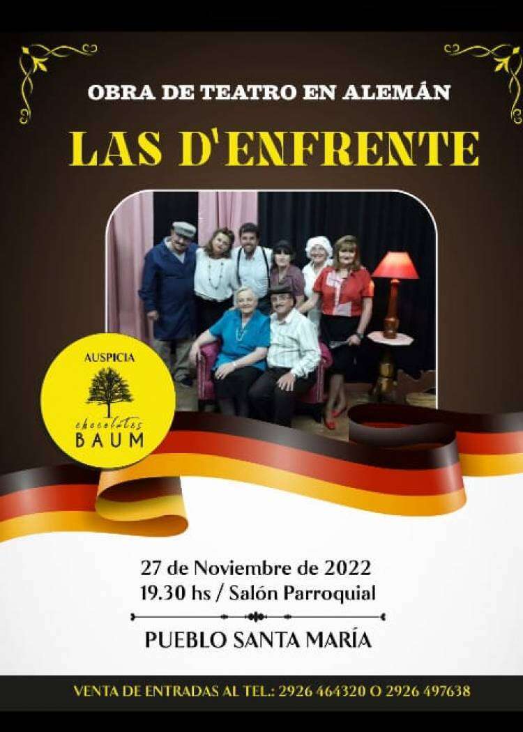 Se presenta la obra teatral en alemán “Las D’nfrente”